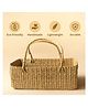 Fermoscapes Kauna Oval Grass Hamper Basket