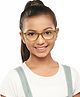 Hooper By Lenskart Hp D10017L C3 Full Rim Cat Eye Blue Block Phone Computer Glasses - Green