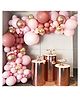 Chocozone Party Balloons for Decoration Items for Girls Birthday Decorations for Kids - Pack of 106