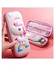 SVE 3D Magic Unicorn Embossed Pencil Case with Compartments - Multicolor