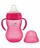 BeeBaby Grippee Soft Silicone Spout Sipper for Infant Toddler with Detachable Handle 300 ml (Pink)