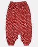Kiddopanti Leheriya Designed Harem Pant - Red