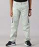 Kiddopanti Solid Button Down Cargo Pant - Light Green