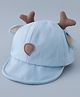 Babyhug Cotton Free Size Cap Blue - Cap Circumference 46 cm