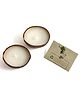 Thenga Coconut Shell Eco-Friendly Diya Coconut Scented (Set of 2)