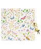 Goldbuch Secret Diary with Lock & Key 96 Pages Springtime Art Print by Turnowsky with Gold or Silver Stamping - Multicolor