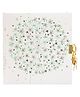 Goldbuch Secret Diary with Lock & Key 96 Pages Gentle Flower Art Print by Turnowsky with Gold or Silver Stamping - Multicolor