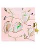 Goldbuch Secret Diary with Lock & Key 96 Pages Magnolia Rose Art Print by Turnowsky with Gold or Silver Stamping - Multicolor
