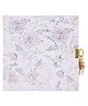 Goldbuch Secret Diary with Lock & Key 96 Pages Hybrid Heritage Lilac Art Print by Turnowsky with Gold or Silver Stamping - Multicolor