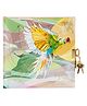 Goldbuch Secret Diary with Lock & Key 96 Pages The Parrot Art Print by Turnowsky with Gold or Silver Stamping - Multicolor
