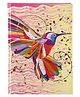 Goldbuch Blank Notebook A5 Size 200 Pages Flower Hummingbird Art Print by Turnowsky with Gold Stamping - Multicolor
