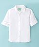UCB Full Sleeves Solid Colour Shirt - White