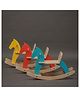 Ariro Traditional Wooden Rocking Horse - Yellow
