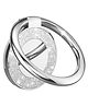 KolorFish Mobile Ring Holder Finger Kickstand 360 Degree Rotation Metal Ring Grip for Magnetic Car Mount Compatible with All Smartphone- Silver