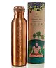 Sarveda 7 Chakra Plain Copper Water Bottle-  1000 ml