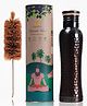 Sarveda Curved Vintage Hammered Water Bottle with Cleaning Brush - 1000 ml