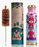 Sarveda Copper Water Bottle with Cleaning Brush Pink Noble Thoughts - 1000 ml