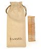 Sarveda Neem Wood Comb Pocket Size- Brown