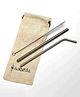 Sarveda Reusable & Eco-friendly Stainless Steel Straws Pack of 2