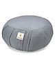 Sarveda Round Zafu Meditation and Yoga Cushion - Grey