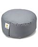 Sarveda Cylindrical Meditation Cushion made from Buckwheat Hulls - Grey