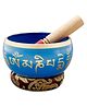 Sarveda Sacred Mantra Bowls | 4 Inches | Blue