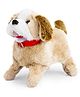 Fiddlerz Jumping Walking and Barking Puppy Soft Toy For Kid - Brown