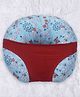 Kradyl Kroft 5 in 1 Baby Feeding Pillow Or Nursing Pillow  - Blue Butterfly