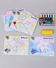 Toyenjoy Colour And Wipe Flowers Flash Cards - 24 Cards