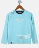 Monte Carlo Full Sleeves Typography  Printed Tee - Green