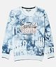 Monte Carlo Full Sleeves Typography  Printed Sweatshirt - Blue