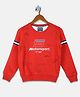 Monte Carlo Full Sleeves Motorsport Printed Sweatshirt - Orange