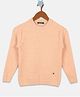 Monte Carlo Full Sleeves Solid Top - Peach