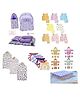 Fareto 56 in 1 New Born Baby Complete Daily Items Combo- Multicolor
