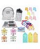 Fareto 56 in 1 New Born Baby Complete Daily Items Combo- Multicolor