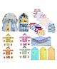 Fareto 42 in 1 New Born Baby Complete Daily Esentials - Multicolor