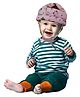 Luvlittle Adjustable Cushioned Baby Safety Helmet Jungle Printed - Pink (Print May Vary)
