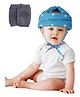 Luvlittle Adjustable Cushioned Baby Safety Helmet with Elbow & Knee Protection Pads (Color and Print May Vary)