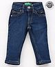 UCB Woven Full Length Solid Color Jeans - Light Blue