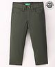 UCB Woven Full Length Solid Color Trouser - Green