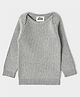 Mi Arcus  Full Sleeves Ribbed Thermal Innerwear Top Grey