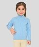 Mi Arcus  Full Sleeves Ribbed Thermal Innerwear Tee Blue