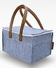 Hippo Diaper Caddy with Lid - Grey