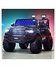 Baybee Run Electric Rechargeable Battery Operated Jeep Car for Kids with LED Light Remote Control & Music - Black