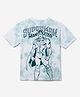 The Souled Store DC Comics Super Heroes Featuring Half Sleeves  Printed  Oversized Tee - Blue