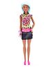 Barbie Makeup Artist Doll with Teal Hair and Career Themed Accessories Like a Palette and Brush Multicolor - Height 29 cm