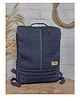 Dwij Products Upcycled Denim Unisex Office Backpack - Blue