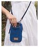 Dwij Products Upcycled Denim Mobile Sling - Blue
