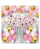 Bubble Trouble  Happy Birthday Decorations For Girls Pink - 34 Pcs