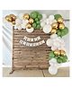 Bubble Trouble Birthday Decoration Balloons & Happy Birthday Banner 48 Items - Multicolour